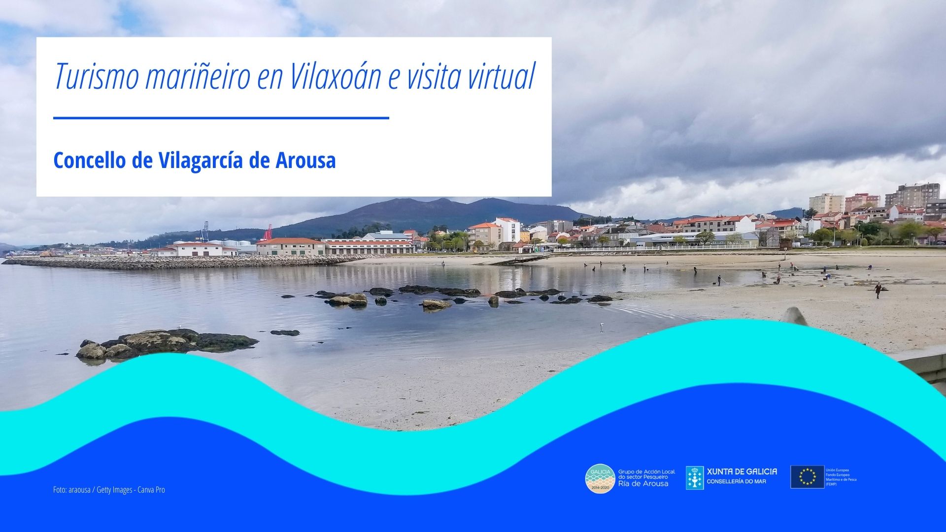 Turismo mariñeiro en Vilaxoán e visita virtual